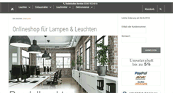 Desktop Screenshot of elektrotechnik-licht-boerse.de